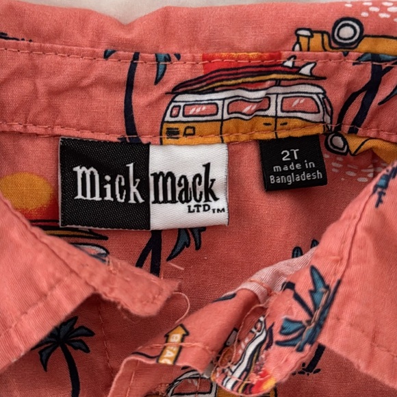 Mick Mack Camper Van Button Down Shirt - Picture 3 of 4
